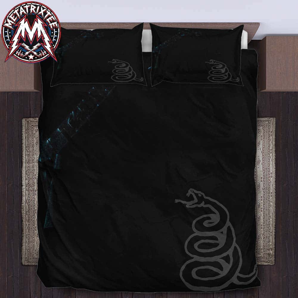 Metallica The Black Album Coiled Snake Heavy Metal Bedding Set & Duvet Cover Metallica The Black Album Coiled Snake Heavy Metal Bedding Set & Duvet Cover