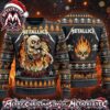 Metallica Time Marches On Bell Skull And M72 Logo 2026 Knitted Ugly Christmas Sweater Metallica Time Marches On Bell Skull And M72 Logo 2026 Knitted Ugly Christmas Sweater