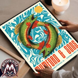 Mumford And Sons Charlottesville Prizefighter Tour 2026 Show Poster For The John Paul Jones Arena In Virginia On September 20 2026 Premium Poster Canvas
