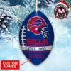 Buffalo Bills Football US Map Design Custom Name Christmas Gifts Tree Decorations Ornament