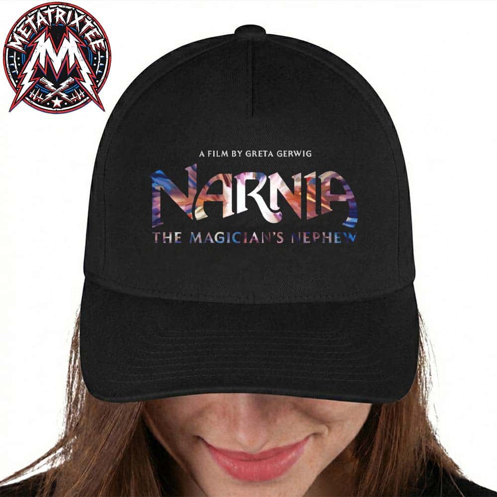 Narnia The Magician’s Nephew First Official Logo For Greta Gerwigs Narnia In Theaters On February 12 2027 Classic Cap Snapback Hat Narnia The Magician’s Nephew First Official Logo For Greta Gerwigs Narnia In Theaters On February 12 2027 Classic Cap Snapback Hat