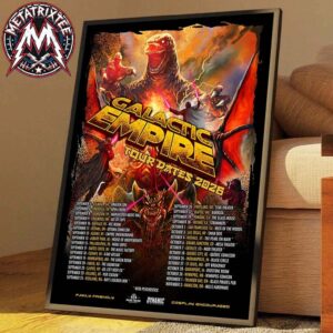 North American Galactic Empire Tour 2026 Poster Cities List For September 5 In Atlanta GA To Hamilton ON Home Decor Poster Canvas