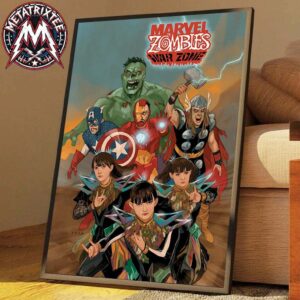 Official BABYMETAL Marvel Zombies War Zone Comic 2026 Art By Phil Noto Premium Poster Canvas