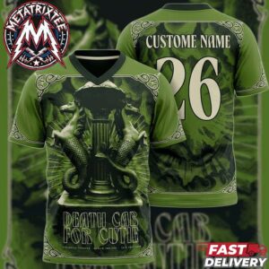 On September 16 2026 Death Cab for Cutie European Tour Show Poster In Dublin Ireland At the 3Olympia Theatre Shirt Football Jersey