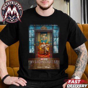Paul Bettany As Vision Poster Character For VisionQuest Coming To Disney October 14 2026 Unisex T-Shirt