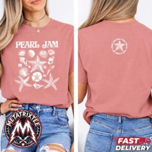 Pearl Jam x Ohana Festival 2026 Shells Tee For Dana Point California At Doheny State Beach On September 27th 2026 Pink Women’s T-Shirt