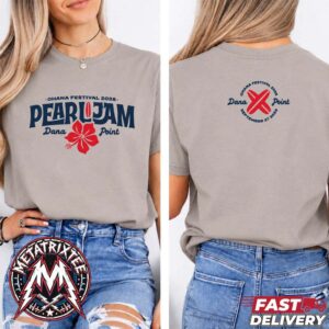 Pearl Jam x Ohana Festival 2026 Surf Shack Tee For Dana Point California At Doheny State Beach On September 27th 2026 Women’s T-Shirt