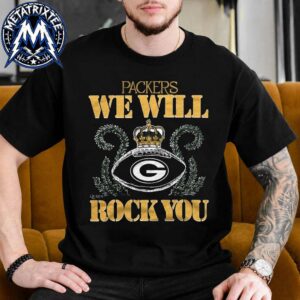 Queen Band X NFL X Green Bay Packers We Will Rock You Event Tee 2026 Vintage T-Shirt