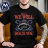 Queen Band X NFL X Washington Commanders We Will Rock You Merchandise Tee 2026 Vintage T-Shirt