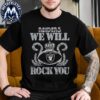 Queen X NFL X Los Angeles Rams We Will Rock You Merch Tee 2026 Black Short T-Shirt Queen X NFL X Los Angeles Rams We Will Rock You Merch Tee 2026 Black Short T-Shirt