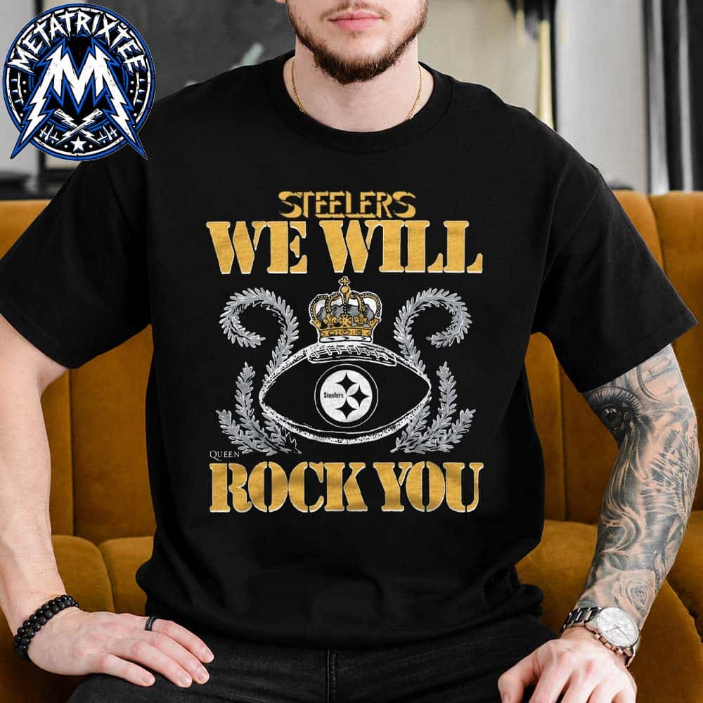 Queen X NFL X Pittsburgh Steelers We Will Rock You Event Tee 2026 Vintage T-Shirt Queen X NFL X Pittsburgh Steelers We Will Rock You Event Tee 2026 Vintage T-Shirt