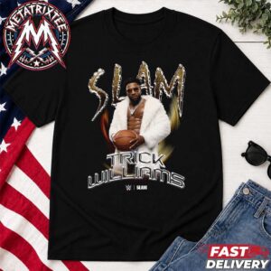 SLAM x WWE Trick Williams Remix Heavy Tee SLAM 264 Cover Gift For Fan Black T-Shirt