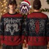 Slipknot Heavy Metal Nonagram Logo Red And Black Pattern Personalized Christmas 2026 Holiday Ugly Christmas Sweater