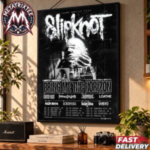 Slipknot North America  The (sic)est Stadium Tour 2027 With Special Bring Me The Horizon Dates List Start In Washington DC To Phoenix AZ Gallery-Style Poster Canvas
