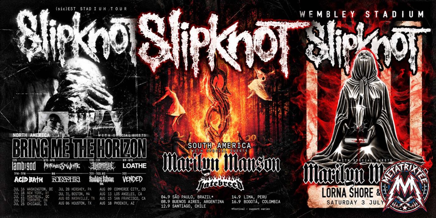 Slipknot (sic)est Stadium Tour 2027 Complete UK, North America & South America Venue Guide