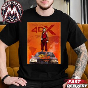Street Fighter Movie 2026 4DX Poster In Cinemas On October 16 Short Black T-Shirt