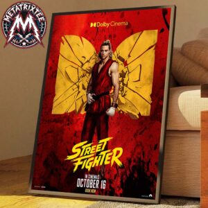 Street Fighter Movie 2026 Dolby Cinema Poster In Cinemas On October 16 High-Quality Poster Canvas