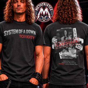 System Of A Down Toxicity 2001 Album Release Show Cancelled 25th Anniversary Graphic Short Black T-Shirt