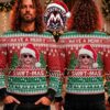 Taylor Swift Ho Ho Ho Merry Swiftmas Music Notes Candy Cane 2026 Knitted Ugly Christmas Sweater
