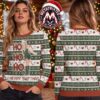 Taylor Swift Have A Merry Swift-Mas With Santa Hat And Sunglasses Red Green Pattern Gift For Fan Knitted Ugly Christmas Sweater