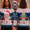 Taylor Swift Lover Album Pastel Graphic Heart Eye Glitter Typography Holiday Xmas Pattern Gift For Fan Knitted Ugly Christmas Sweater