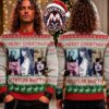 Taylor Swift Pink Be My Valentine Hand Heart Pattern Gift For Fan Knitted Ugly Christmas Sweater