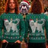Taylor Swift Pink Be My Valentine Hand Heart Pattern Gift For Fan Knitted Ugly Christmas Sweater