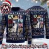 Taylor Swift The Eras Tour Artwork Back TS Script Logo Christmas Pine Trees Gift For Fan Knitted Ugly Christmas Sweater Taylor Swift The Eras Tour Artwork Back TS Script Logo Christmas Pine Trees Gift For Fan Knitted Ugly Christmas Sweater