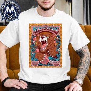 The Black Keys Peaches N Kream World Tour 2026 Concert Poster At Movistar Arena In Madrid Spain On Sep 13th 2026 Premium T-Shirt