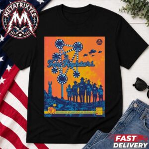 The Foo Fighters Las Vegas Take Cover Tour Concert Poster At Allegiant Stadium In NV On Saturday September 26 2026 Short Black T-Shirt