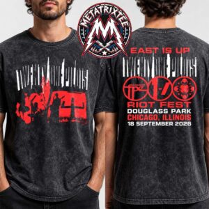 Twenty One Pilots Kicks Off Riot Fest 2026 East Is Up Tee For Chicago IL On 18 September 2026 At Douglass Park Washed T-Shirt