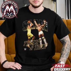 Tyrese Haliburton And Trick Williams Remix Heavy Tee SLAM 264 x WWE Showstopper Team Indiana Pacers Built For The Spotlight Unisex T-Shirt