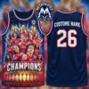 USA Team Poster For 5th Straight Champions Of 2026 FIBA Womens Basketball World Cup Basketball Jersey Shirt