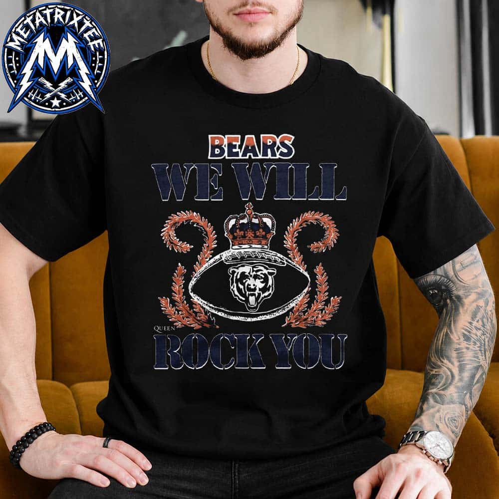 We Will Rock You Queen X NFL X Chicago Bears Event Tee 2026 Vintage T-Shirt We Will Rock You Queen X NFL X Chicago Bears Event Tee 2026 Vintage T-Shirt