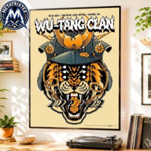 Wu Tang Clan Concert Poster At Pnc Bank Arts Center In Holmdel NJ On September 11 2026 Premium Poster Canvas