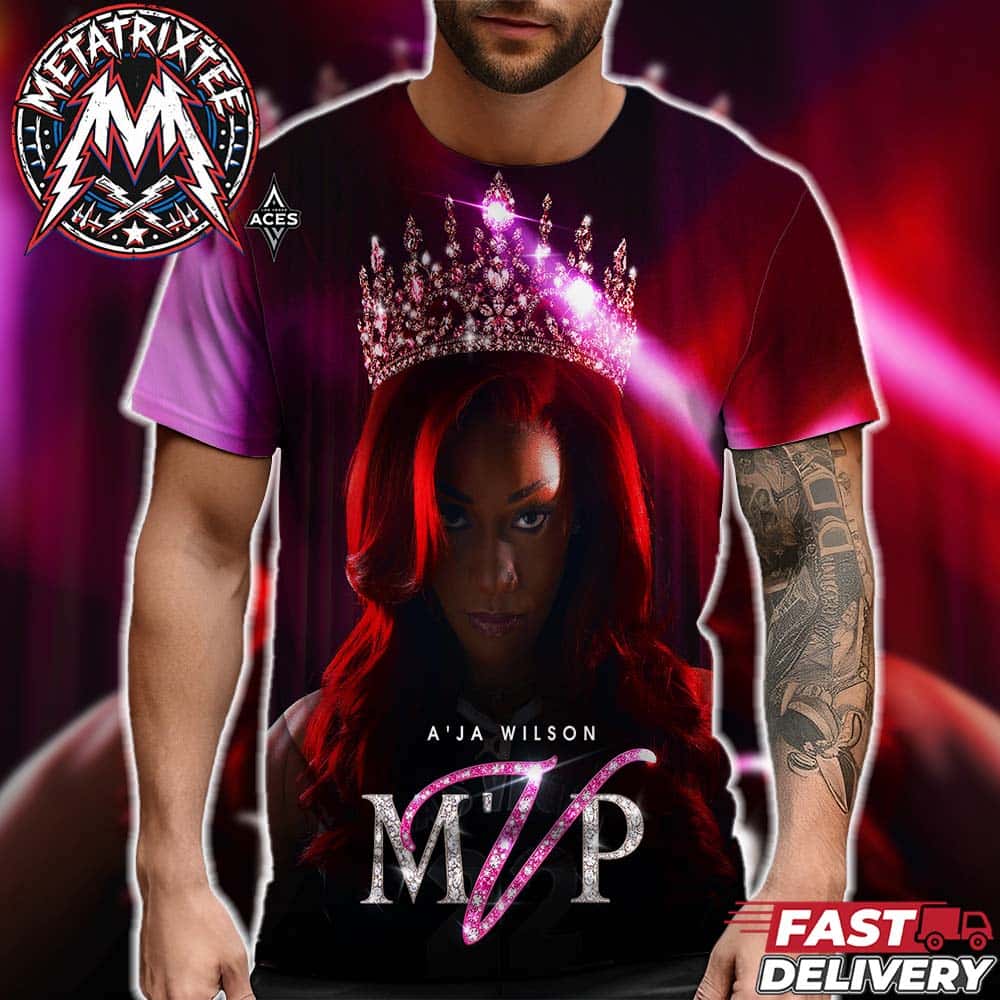 A’ja Wilson Is The 2026 WNBA Most Valuable Player Becoming The First Player In League History All Over Print T-Shirt A’ja Wilson Is The 2026 WNBA Most Valuable Player Becoming The First Player In League History All Over Print T-Shirt