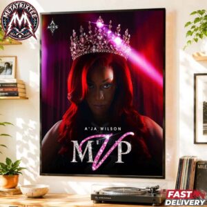 A’ja Wilson Is The 2026 WNBA Most Valuable Player Becoming The First Player In League History High-Quality Poster Canvas