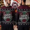 Amon Amarth Viking Mjolnir Thor Hammer And Skulls Xmas Nordic Pattern 2026 Knitted Ugly Christmas Sweater