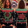 Arch Enemy Band Snowflake Logo And Pure Fucking X-Mas Pattern XMAS Collectors Edition Ugly Christmas Sweater