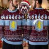 Aston Villa FC Santa Claus Reindeer Christmas Pudding Snowflake Knitted Premier League 2026 Holiday Ugly Christmas Sweater