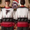 Baltimore Ravens NFL Reindeer Snowflake Pine Trees Pattern White Purple 2026 Knitted Ugly Christmas Sweater Baltimore Ravens NFL Reindeer Snowflake Pine Trees Pattern White Purple 2026 Knitted Ugly Christmas Sweater