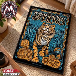 BALTHVS Band San Francisco CA 2026 Gig Poster For Sunday October 25 At The Independent High-Quality Poster Canvas