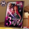 A’ja Wilson Is The 2026 WNBA Most Valuable Player Becoming The First Player In League History High-Quality Poster Canvas A’ja Wilson Is The 2026 WNBA Most Valuable Player Becoming The First Player In League History High-Quality Poster Canvas