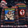 Slaughter to Prevail Masked Figure Holding Hammer And Skulls Holiday Christmas Xmas Ugly Christmas Sweater Slaughter to Prevail Masked Figure Holding Hammer And Skulls Holiday Christmas Xmas Ugly Christmas Sweater