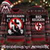 Bad Religion American Jesus Comic Artwork With Crossbuster Logo Holiday Christmas Xmas Ugly Christmas Sweater Bad Religion American Jesus Comic Artwork With Crossbuster Logo Holiday Christmas Xmas Ugly Christmas Sweater