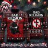 Bad Religion Punk Skull Gorilla No Gods No Masters Personalized Christmas 2026 Holiday Ugly Christmas Sweater