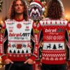Budweiser King Of Beers Remington Simpson Snap-On AC Delco Goodyear 8 Red Pattern Christmas 2026 Knitted Ugly Christmas Sweater