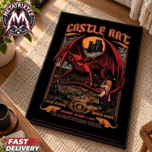 Castle Rat Berkeley Summon The Beasts Tour 2026 Poster Concert At The UC Theatre In California On Saturday October 3 2026 Premium Poster Canvas