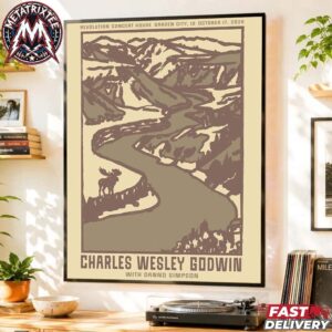 Charles Wesley Godwin Garden City ID Poster Tonight’s Show In Boise Live On Saturday October 17th The Christian Name Tour 2026 At Revolution Concert House Poster Canvas