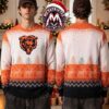 Carolina Panthers NFL Roaring Panther Logo Reindeer Pine Tree Pattern 2026 Knitted Ugly Christmas Sweater